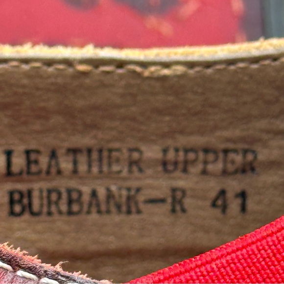 L' Artiste by Spring Step Burbank Slip On Red Sz 41 Cut Laser soft comfy retro - Picture 8 of 12